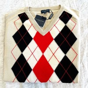 Burberry Golf merino wool sweater. Perfect for Christmas